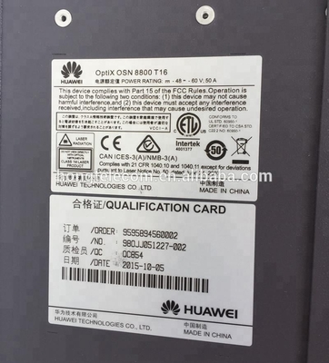 DWDM Optical transmission HUAWEI product OSN8800 T16