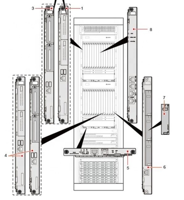 CSC3300 front board  MPF1 03052239 MR01MPF1 MultiMedia service Process and packet Forward unit