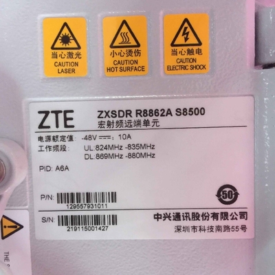 ZTE ZXSDR R8862A S8500 800M 48V DC A6A 4G  ZTE  RRU8862A S8500 Small Cell