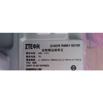 ZTE ZXSDR R8882 S2100  B8B  48v 7a   ZTE  RRU8882  Macro Radio Remote Unit