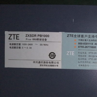 ZTE ZXSDR PicoRRU PB1000 WCDMA 100V-240V 50/60Hz 5- 2.3A for ZTE ZXSDR PICO RRU R8108 F1821 GSM 220V 10A CDMA 100V-240V 5-2.3A
