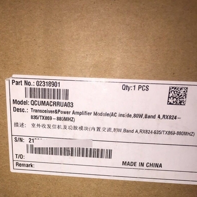 Huawei   RRU3606  QCUM5RRUA  220V 80W CDMA800 QCUMACRRUA03  02318901
