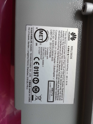 HUAWEI RRU3606 DC/AC 2317139 for DBS3900 CDMA 800M QCUM5RRUA QCUMACRRUA03 02318901