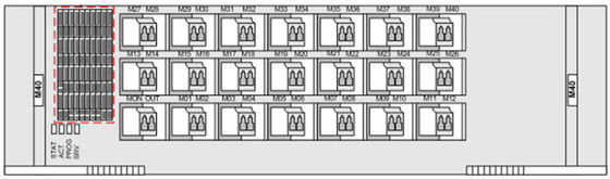 OptiX OSN 9800 TN11M40 40-port multiplexer board-- OSN9800 UPS