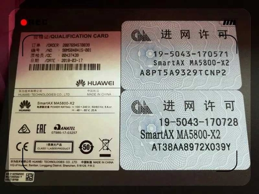 Huawei SmartAX MA5800-X2 Service Subrack Optical Line Terminal OLT EPON GPON huawei H901BPSB
