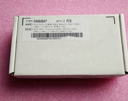 Huawei  FTLF8526P3BNL-HW 6G-850nm-120m 34060607 Optical Transceiver,SFP+,850nm,6.144G,-9dBm,-1dBm,-11.1dBm,LC,MMF ,0.12km