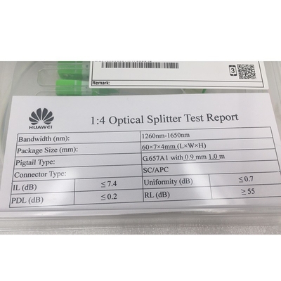 Huawei SPL9105-P1004 SC/ACP 45200508 OSPL43201 SC/ACP 1/4 Bare Optical Splitter SPL1202 SPL2601 SPL1101 SPL2605 SPL9101 SPL9102