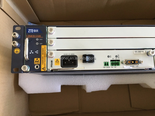 ZTE C320 ZXA10 ZTE OLT GPON EPON  original ZTE 19 inch ZXA10 C320 OLT chassis, Optical Line Terminal, AC+DC