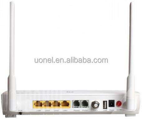 Multiple scenario ZTE F668 GPON ONT device with ports IPTV VLAN WI-FI