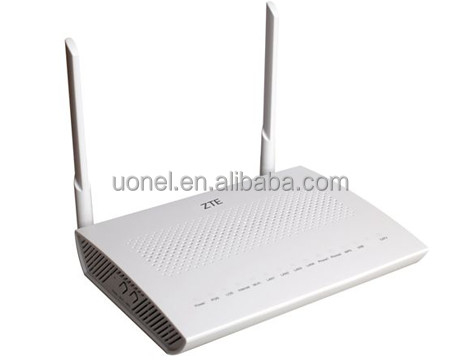 Multiple scenario ZTE F668 GPON ONT device with ports IPTV VLAN WI-FI