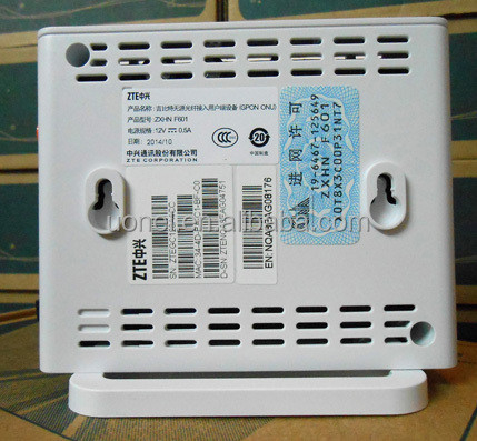 fiber optical network unit ZXA10 ZTE F401 1GE  V6.0 ftth epon onu modem
