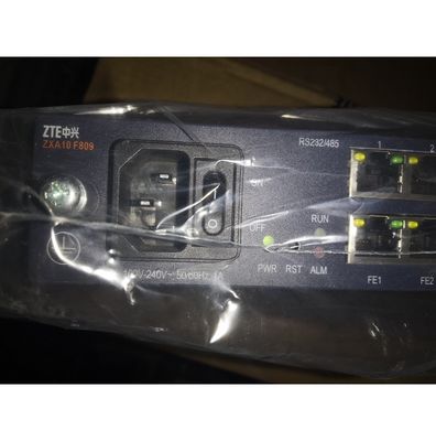ZTE F809 ZTE ZXA10 F809 industrial ONU of the fixed box type and with 4 FE ports and 4 RS232/RS485 interfaces