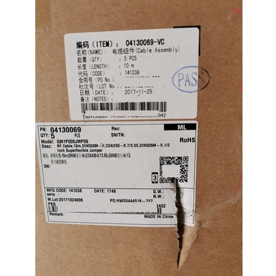 Huawei Cable Assembly 04130069-vc GM1P000JMP06 RF Cable 10m DIN50SM-II,COAX50-8.7/3.55,DIN50SM-II 1/2 I nch Superflexble Jumpe