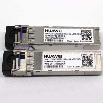 Huawei 10G-1330TX/1270RX-10km-SM-eSFP  HUAWEI RRU/BBU 10G SFP 10KM bidi  34060546-001 34060544-001 RTXM228-462 RTXM228-461