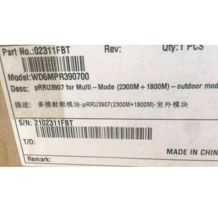 Huawei  pRRU3907 02311FBT WD6MPR390700 Lampsite Pico RRU for Multi-Mode( 2300m+1800m )-outdoor mode