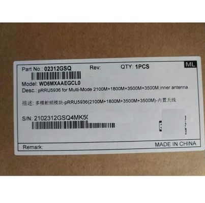 Huawei PRRU5936 02312GSQ WD6MXAAEGCL0 02312KKC for limpsite TDD FDD-LTE pRRU5936 pRRU5921 02311XNX pRRU5922 pRRU5931