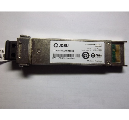 JDSU JXP01TMAC1CX5GE2 DWDM Tunable Multiprotocol XFP Optical Transceiver JDSU JXP01 TMAC1CX5GE2 XFP 1550NM 80KM