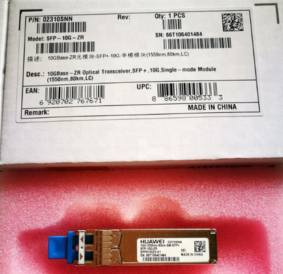 02310SNN, SFP-10G-ZR,10GBase-ZR optical module-SFP+-10G-single mode module (1550nm, 80km, LC)