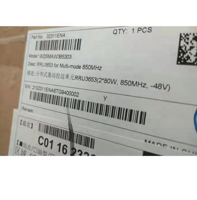 rru3653  DC 02311ENA WD5MAW365303 850mhz  2*80W 48V