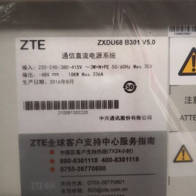 ZTE ZXDU68 B301 Embedded DC Power System V5.0R10M01  -48 V 300A 6PCS ZXD3000