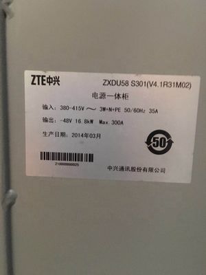 ZTE ZXDU58 S301 V4.1R31M02 Rectifier System ZTE Power Supply indoor DC power system zxdu58 T301 w201