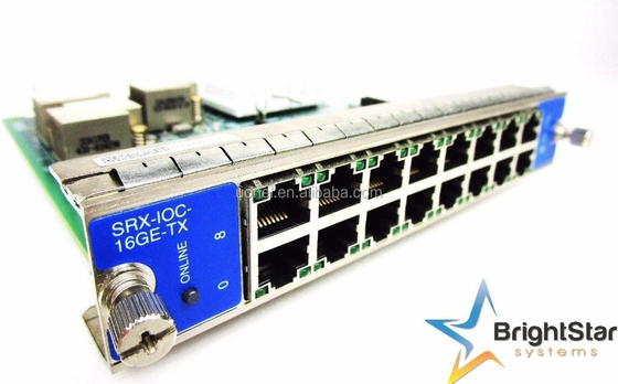 Juniper SRX-IOC-16GE-TX,SRX 5000 Flex IOC 16 port gig RJ-45 10/100/1000 port module.