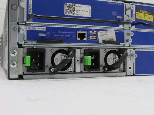 Juniper SRX3400BASE-AC,SRX 3400 Chassis, Midplane, Fan, RE, SFB-12GE, AC PEM - no power cord - no SPC - no NPC