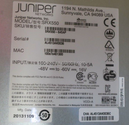 Juniper SRX550-645AP