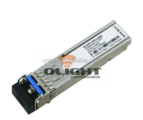 Juniper EX-SFP-1GE-LX40K,SFP 1000Base-LX Gigabit Ethernet Optics, 1310nm for 40 km transmission on SMF