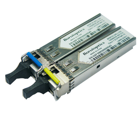Juniper EX-SFP-FE20KT15R13,SFP 100Base-BX Fast Ethernet Optics, Tx 1550nm/Rx 1310nm for 20km transmission on single strand of SM