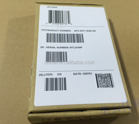 Juniper QFX-SFP-10GE-SR,SFP+ 10GBase-SR 10 Gigabit Ethernet Optics, 850nm for up to 300m transmission on MMF