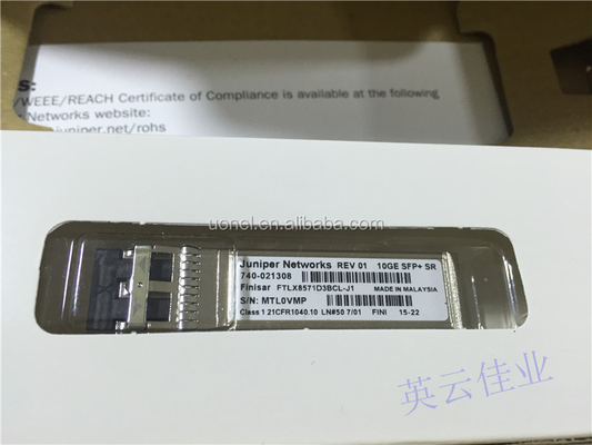 Juniper QFX-SFP-10GE-SR,SFP+ 10GBase-SR 10 Gigabit Ethernet Optics, 850nm for up to 300m transmission on MMF