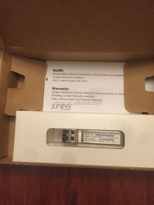 Juniper EX-SFP-10GE-SR,SFP+ 10GBase-SR 10 Gigabit Ethernet Optics, 850nm for up to 300m transmission on MMF