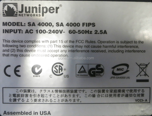 SA4000FIPS Juniper Networks Secure Access 4000 FIPS Base System