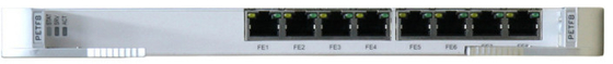 OptiX OSN 7500 SSN1PETF8 8xFE electrical interface board -- OSN7500