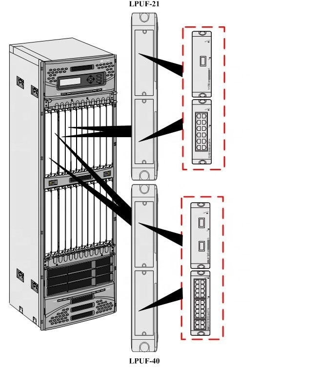 UGW9811 1-port 10GBase WAN/LAN XFP Flexible Interface Daughter Card Applicable to the LPUF-21 board 03052652 WP21L1XXB0