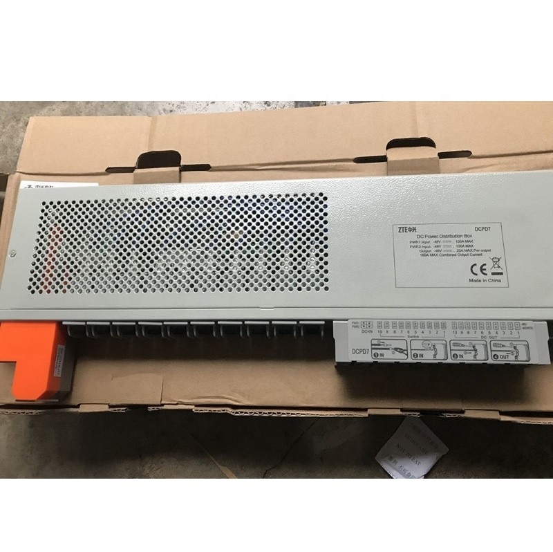 ZTE DCPD7 ZTE DCDU 10-25A input: 48V/100A, output: 48V/25A MAX BBU RRU Network Power DC power distribution Box ZTE DCPD7
