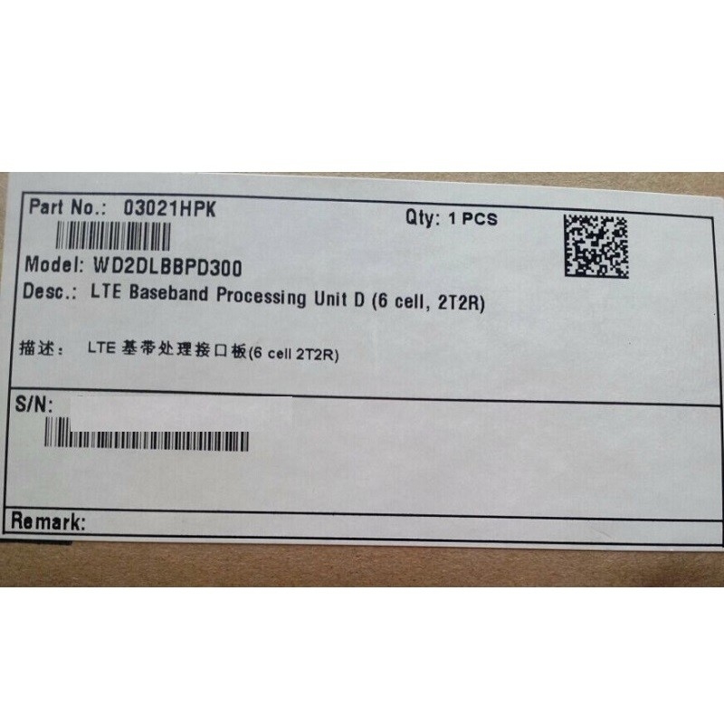 Huawei LBBPd3  WD2DLBBPD300 021HPK LTE baseband processing unit d (6 cell ,2T2R)  card for bbu 3900 3910 BBU 5900