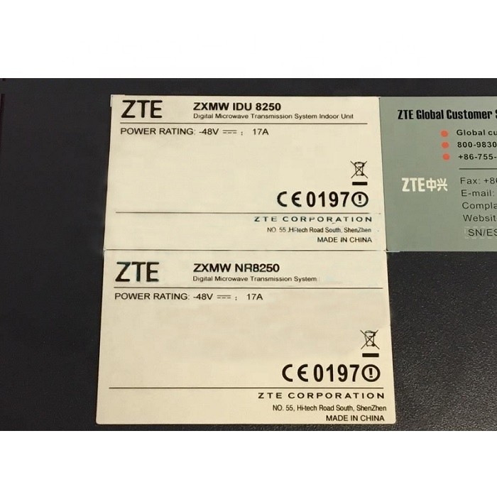 ZTE ZXMW NR8250 - SDH Digital Microwave System - NR8250 RA(RBUC) - 122392131018 - with FAN - RFAB - 122392131015