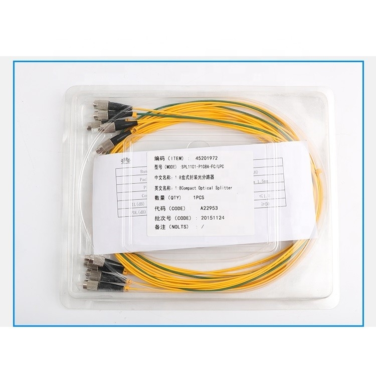 Huawei PLC Splitter SPL1101-P1008A-FC/UPC Bare Optical Splitter  SPL9103 SPL2803 SPL9101 SPL1101 SPL9201 SPL9202 SPL1202  FLQ
