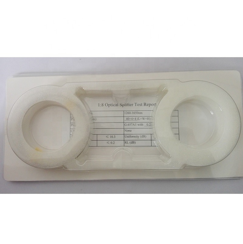 Huawei 1:8 1/8 PLC Splitte SPL9102-P1008 -1.5M-40*4*4mm 45200073 Bare Optical Splitter 1:2 PLC Splitte 1:4  1:16  PLC Splitte