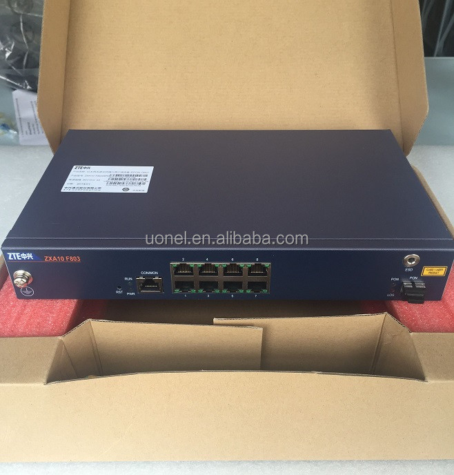 ZTE F803/8FE-G ports for MDU ONU XPON device with multiple ports