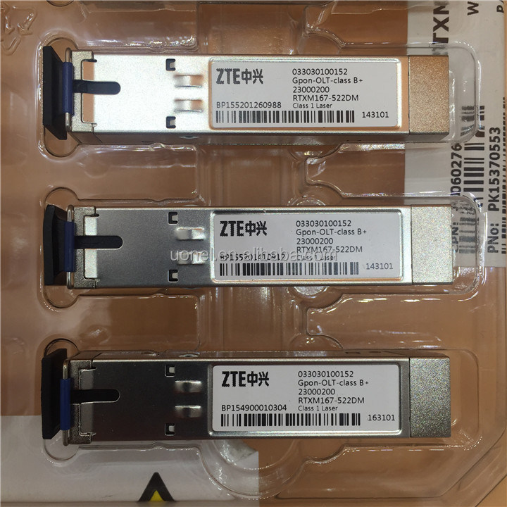 ZTE GPON-OLT-CLASS B+ RTXM167- 522DM transceiver for ZTE GPON EPON OLT C300 C320