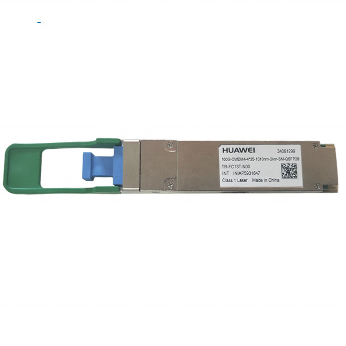 100G-CWDM4-4*25-1310nm-2km-SM-QSFP28 34061299 for Huawei 100G CWDM CFP QSFP28 TR-FC13T-N00