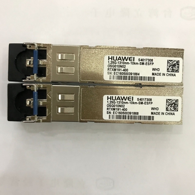 Huawei 1.25G-1310nm-10km-SM-ESFP RTXM191-400 WHD s4016559 osgo10001 02315200  S4017308 OSG010N02 34060473
