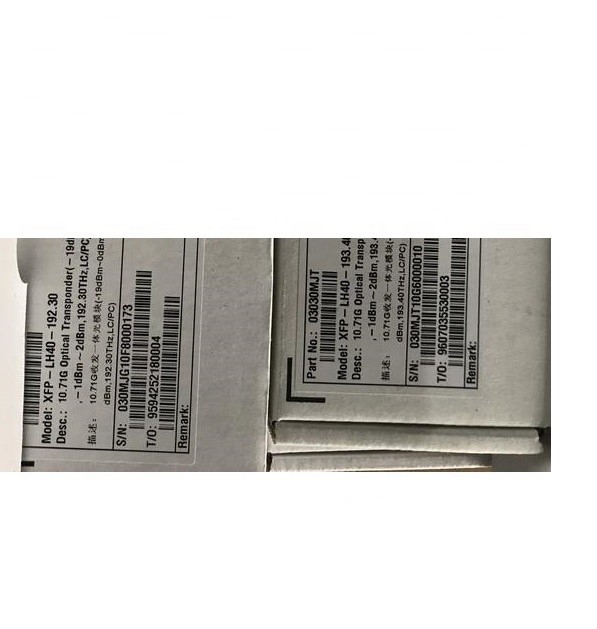 Original SFP Huawei XFP-LH40-192.20 030MJF HUAWEI OTN 10G 40KM HXFP8440