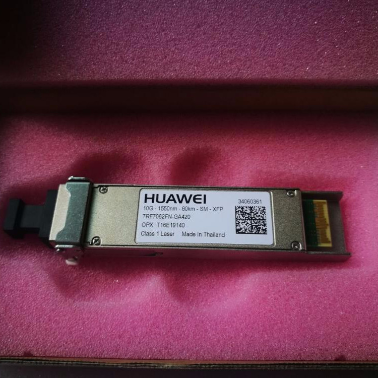 Original SFP Huawei 10G-1550nm-80KM-SM-XFP 34060361 TRF7062FN-GA420 OPX T16E19140 Huawei 10G80KM