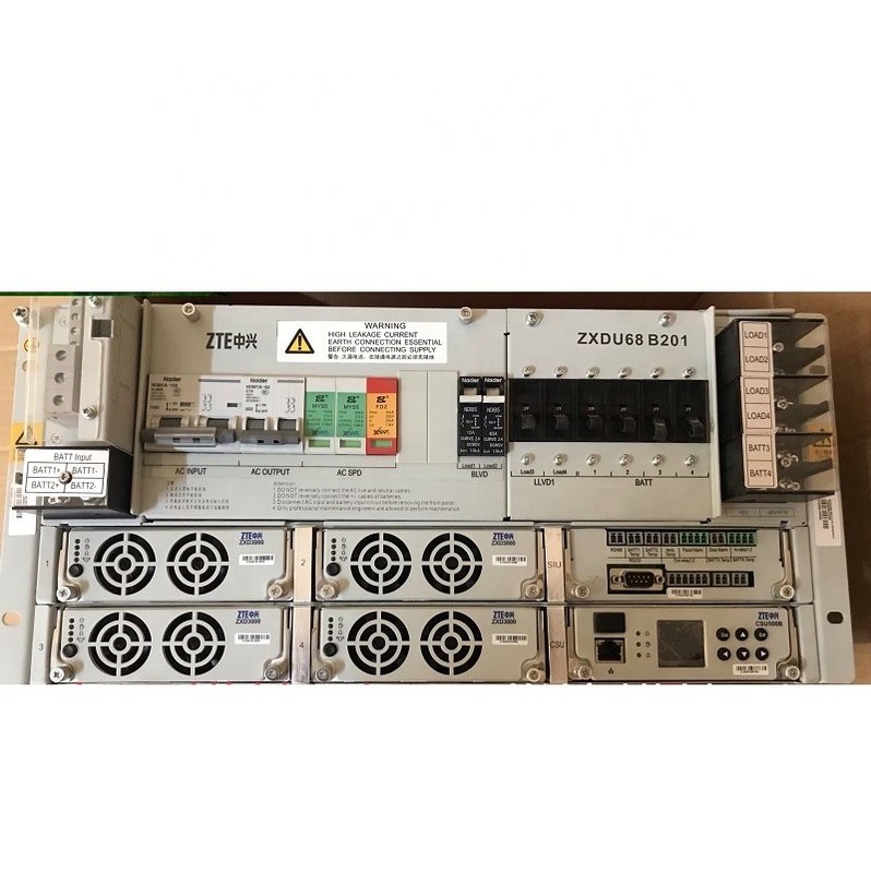 DC Telecom Power System 48V 200A ZTE  ZXDU68 B201 V5.0R99M04 zxd3000 v5.0R03 CSU501B Indoor/outdoor Cabinet with BS8900A BS8800