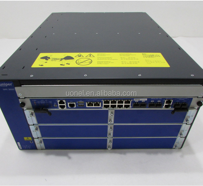 Juniper SRX3600BASE-AC,SRX 3600 Chassis, Midplane, Fan, RE, SFB-12GE, 2xAC PEM - no power cords - no SPC - no NPC