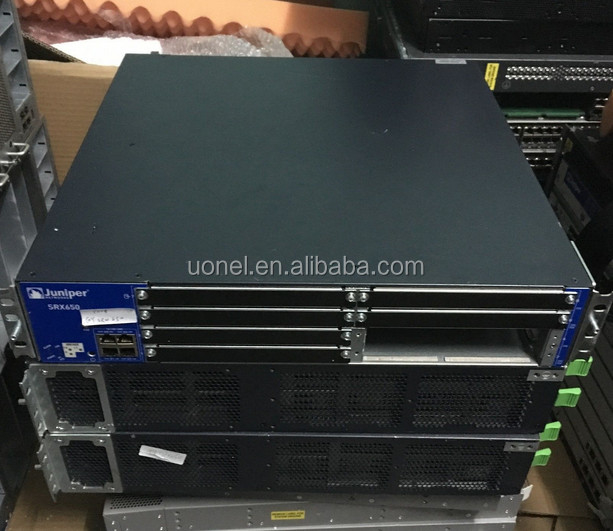 Juniper SRX650-BASE-SRE6-645AP,SRX650 System (2 RU Height) with SRE 6, 645W AC POE PSU. Includes 4 onboard 10/100/1000Base-T